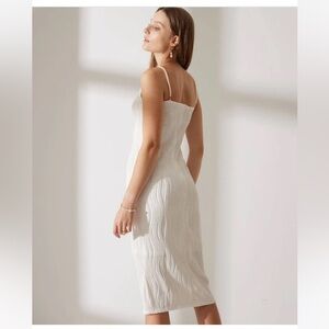 RIHOAS The Water Ripple Textured Cami Dress
